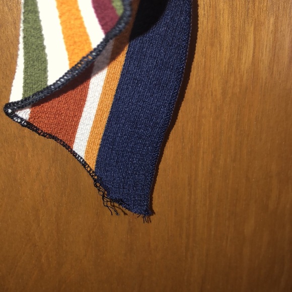 Love Culture Multicolored Tie Top - Picture 5 of 5